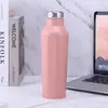 Venda Quente Transfronteiriça Criativa Hexagonal Romboidal Aço Inoxidável a Vácuo Caneca Térmica Garrafa de Água para Esportes ao Ar Livre Copo de Água Portátil para Homens e Mulheres