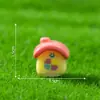 Micro-Paisaje Cabaña de Estrella y Luna, Accesorios de Decoración DIY para Jardinería y Paisajismo, Serie de Paisajes Mini de Botella Ecológica