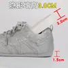 Zapatillas Blancas Transpirables 2026 para Mujer, Nuevo Estilo Coreano de Verano, Deportivas Versátiles para Estudiantes que Aumentan la Altura, Estilo Urbano Bk868-1