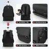Mochila de rodinhas Swicky de grande capacidade para homens, mochila de rodinhas de viagem, bolsa multifuncional para laptop de negócios, fábrica