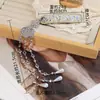 Grampo de Cabelo com Franja de Sino de Cristal Pesado Brilhante Diamante Presilha BB Estilo Étnico Presilha Lateral Retrô Acessório de Cabeça para Mulheres Atacado