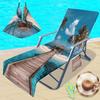 Funda para silla de playa transfronteriza funda para reclinable bolsa toalla bolsa para toalla de playa una serie de verano impresión digital 3D