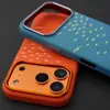 Adecuado para iPhone18Promax Funda Magnética para Teléfono con Patrón de Kevlar Marco de Metal Apple 17 Patrón de Fibra de Carbono PC