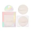 Chuanqier Puff de Veludo Flocado para Base Facial em Pó Compacto Macio Curto Substituição para Cushion Pó Fixador que Não Solta Pó