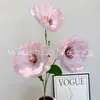 Flor artificial rosa flor de boda diseño de sala de bodas guía de flores para el camino flor interior flor de seda flor artificial exhibición en jarrón fila de flores
