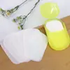 Folhas de sabão, flocos de sabão, sabonete para lavar as mãos, folhas de sabão em caixa, folhas de sabão descartáveis para exterior, sabonete mini portátil para viagem e hotel