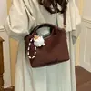 2026 nuevo bolso cruzado, bolso de hombro estilo cubo, diseño simple, versátil para ir al trabajo, gran capacidad, estilo retro y casual