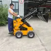 Exportação transfronteiriça da máquina HT400 de pequeno porte com rodas, que pode ser usada com uma variedade de acessórios como um mini empilhador articulado