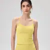 Chaleco deportivo de copa fija Doble 6 con espalda bonita, camisola para mujer con almohadillas en el pecho, ropa de yoga, ropa interior, top de fitness para yoga Pilates