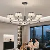 Lámpara de Araña de Hierro Forjado Zhongshan Iluminación Lámpara de Sala de Estar Luz de Lujo Moderna Minimalista Hogar Nórdico Lámpara Principal Personalizada Lámpara de Dormitorio Pasillo