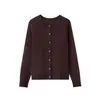 Novedades para Otoño/Invierno 26: Cárdigan de punto sin costuras de 18 puntos 100% lana, chaqueta suéter lavable a máquina 60/2
