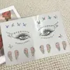 Pegatinas de Diamantes, Pegatinas Decorativas para Cara, Maquillaje de Escenario para Niña con Diamantes, Pegatinas de Cristal, Pegatinas de Maquillaje, Pegatinas para Cejas, Pegatinas de Tatuajes Transfronterizas