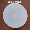 Placa de malha plástica redonda longa peça de modelagem de fundo acessórios crochê diy ferramenta de tricô de lã bolsa de material