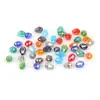 Cuentas de Vidrio Facetadas con Forma de Lágrima y Agujero Recto de 5*7mm Hechas a Mano para Bricolaje Accesorios de Abalorios Color Cristal AB Chapado Materiales Cuentas Sueltas