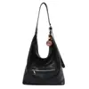 Bolso de Mujer 2025 Otoño Nuevo Estilo Coreano Leopardo Perezoso Estampado Bolso Tote Alta Apariencia Nicho Bolso de Hombro Cruzado