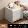 Mesa de Cabeceira Pequeno Armário de Armazenamento Integrado para Quarto de Casa 2026 Modelo Quente Armário de Armazenamento Simples Rack de Armazenamento para Quarto de Aluguel