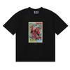 Camiseta informal de manga corta con estampado HD de Spider-Man, diseño de flores y nubes blancas de Niche Beauty Tide Kith Joint para hombre y mujer