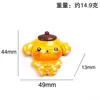Nuevos Accesorios de Resina Versión Q de Sanrio para Dibujos Animados, Pegamento Cremoso para Manualidades, Hebilla de Zapato, Pegatina para Refrigerador, Llavero, Parche para Pasador de Pelo