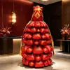 2027 Globo Árbol Apilable Decoración de Año Nuevo Sala de Estar Salón de Fiestas Columna Apilada Árbol de la Riqueza Globo de Papel de Aluminio