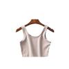Chaleco Deportivo Mujer Exportación Verano Ins Súper Popular Europeo y Americano Sexy Cuello U Delgado Corto Secado Rápido Fitness Yoga Lencería