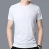 Camiseta de verano para hombre camiseta de manga corta para hombre estilo coreano ajustada puesto de ropa de comercio exterior suministro camiseta para hombre