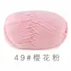 4 fios de algodão penteado quatro fios de leite algodão bola boneca cobertor hairpin crochê diy material saco lã saco de tricô