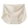 Roupa íntima feminina sem costura, seda gelada sem costura com lantejoulas, estilo fino de verão 2026, nova calcinha feminina sem costura com fundo antibacteriano