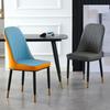 Cadeira de Jantar Nórdica de Luxo Leve para Casa Simples Moderna Restaurante Encosto Banqueta de Maquiagem Mesa e Cadeira Casuais Cadeira de Negociação de Hotel