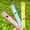 Nova papelaria criativa desenho animado criativo crianças do ensino fundamental jardim de infância variedade régua 15cm Régua Ondulada atacado