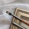 Livro Vermelho Pequeno com caneta de pintura profissional conjunto completo de nogueira pincel de traço de alta qualidade para gradiente ferramentas para nail art de vinheta