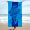 Toalha de Praia Nova de Microfibra Transfronteiriça, Fábrica de Origem de Toalhas, Toalha de Praia Estampada, Toalha de Praia Absorvente Personalizada