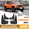 Adecuado para Jeep Renegade 2015-2025 Guardabarros Cuero Suministros para Coche Dropshipping