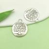 1 Nuevo Colgante de Aleación de Plata Antigua Calado Artificial Serie Árbol de la Vida Colgante DIY Accesorios de Joyería para Pulsera