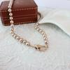 Nuevo collar de perlas maillshijia para mujer, versátil, de nicho, sencillo, a la moda, con temperamento, cadena para la clavícula al por mayor