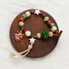 Nuevas Pulseras Navideñas Más Vendidas al por Mayor Joyería de Regalo de Papá Noel Europea y Americana Pulseras Transfronterizas Pequeños Accesorios Regalos