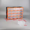 Caja de Almacenamiento para Artículos Varios de Escritorio Plástico Simple Tipo Cajón Compartimentada Caja de Herramientas para Piezas Clasificación y Organización Hogar Montado en Pared