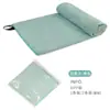 Toalha esportiva de veludo dupla face transfronteiriça microfibra secagem rápida absorvente portátil yoga fitness macia toalha de praia