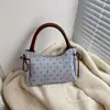 Bolsa de outono estilosa para mulheres, nova bolsa estilo balde com bolinhas da moda coreana 2026, bolsa transversal versátil