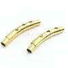 Hebilla de Acero Inoxidable con Múltiples Agujeros Hebilla de Cierre Elástico Hebilla de Presión en Codo Hebilla Ajustable Retráctil Conector de Hebilla para Pulsera de Cuerda de Cuero Trenzada Redonda