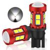 Luz LED de decodificación T10 transfronteriza, luz de contorno de ancho de coche, luz de lectura de matrícula de 12 V, luz de matrícula con lente 194