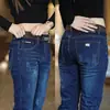 Jeans de Lujo Ligero de Gama Alta 2025 Estilo Popular Primavera y Otoño Ajustados Pequeños Rectos Versátiles Pantalones Jeans de Hombre de Gama Alta