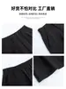 Shorts Feminino de Verão Cinza Finos Casuais Largos Emagrecedores de Perna Larga com Efeito Drapeado, Shorts de Cinco Pontos Estilo Petite Old Money