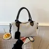 Bolso de mujer de gran capacidad 2026 nuevo bolso tote texturizado de moda bolso de hombro popular bolso de mano informal de retazos
