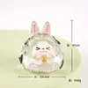 Nuevos Artesanías de Resina de Vaca Luminosa Kk Adornos de Escritorio de Moda para Bricolaje Pequeños Adornos Lindos Figuras Lindas de Moda