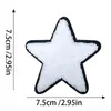 Parche de Tela Bordado Estrella Toalla Parche Bordado Estrella de Cinco Puntas Multicolor Parche Bordado Estrella de Cinco Puntas Accesorios para Ropa Parche Decorativo Parche de Tela Termoadhesivo