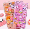 Pegatinas Squishy para Alivio del Estrés del Fabricante, Dibujos Animados en Relieve 3D, Brillan en la Oscuridad, Suaves, Patas de Gato Lindas, Juguete para Diario