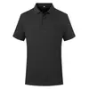 Camisetas de trabalho personalizadas de alta qualidade, absorventes de suor, de secagem rápida, antibacterianas com lama de algas marinhas geladas, camisas polo com colarinho, roupas de trabalho com bordado para grupos corporativos