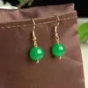 Pulseira de Jade Verde de Taiwan, Pulseira Verde Espinafre, Cordão de Contas de Material da Mongólia Exterior, Jade Hetian, Pulseira Cor de Jaspe, Cordão de Contas de Oração Budista