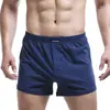 Boxer masculino direto da fábrica, roupa íntima casual de algodão respirável, calças Arlo soltas, tamanho grande
