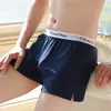 Calzoncillos tipo bóxer de algodón puro para hombre, Talla grande para adulto, Calzoncillos tipo bóxer cómodos, Calzoncillos tipo bóxer simples de cintura media para jóvenes